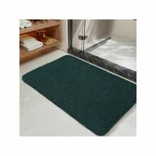 Bathroom Rug Runner 24x60 Inch, Soft Thick Absorbent Microfiber Bath Rugs For Bathroom, Machine Washable, Shaggy Plush Non Slip Bath Mat For Tub, Shower Floor, Quick Dry Mats, Navy - Hunter Green - View 6