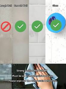 Altavoz inalámbrico para ducha a prueba de agua con Bluetooth 5.0, altavoz inalámbrico para baño a prueba de agua, carcasa impermeable, iluminación RGB con luces de ambiente de arcoíris, alta calidad de sonido, micrófono para responder llamadas, larga duración de la batería (400mAh), respuesta al ritmo, gran ventosa para montaje en pared, soporte dual para teléfono, compacto y portátil, textura amigable con la piel