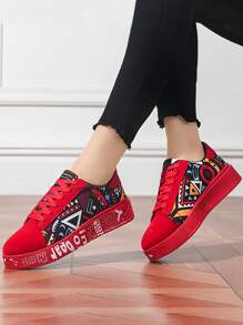 Women's Fashion Low-Top Casual Sports Shoes, Solid Color Skateboard Shoes, Outdoor Leisure Walking Roller Shoes