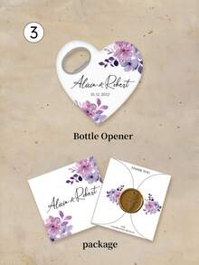 Customizable Wedding Favor, Bottle Cap Magnet, Customized Bottle Cap Magnet And Packaging Box, Wedding Magnet, Bottle Cap Magnet, Wedding Favor, Wedding Thank You Favor, Customized Wedding Favor, Personalized Bottle Cap Magnet - Multicolor - View 23