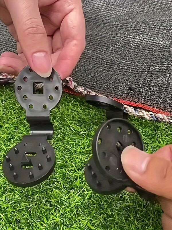 10/50/100pcs PP Sunshade Clip - Multi-Purpose Black Greenhouse Net Fixator, For Secure Waterproof Cloth Fastening And Outdoor Camping Equipment