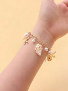 1 pieza Cadena de Body para mujer de playa, cadena de cintura con diseño de estrellas de mar y conchas de estilo oceánico, usar con bikini sexy