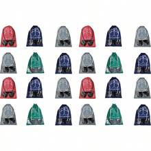 Yellow Weaves Shoe Bags Multi Set Of 24 - as pic - View 1