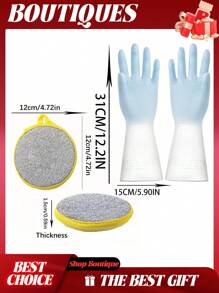 21pcs Double-Sided Dish Sponges With Steel Wire Scrubber, Long-Lasting And Reusable Kitchen Cleaning Sponges For Dishes, Tabletops, Stove Surfaces, Etc.