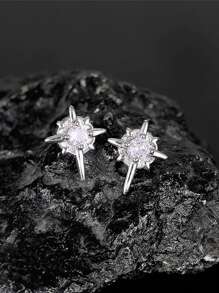 2pcs Fashion Unique Male Star Magnetic Earrings, Hip-Hop Style Earrings, Unique Birthday Gift, Graduation Season Gift