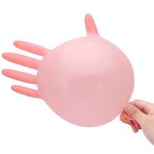 50/100 piezas de guantes de nitrilo desechables, color rosa, de uso múltiple, para cocina, baño, limpieza, lavar platos, manicura, cuidado de mascotas, guantes duraderos para limpieza doméstica, manipulación de alimentos, tatuaje, belleza, tinción de cabello, suministros de limpieza para salón de belleza, artículos para el hogar