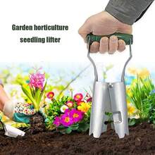 2pcs Stainless Steel Gardening Transplant Trowel, Plant Flower Seedling Digging Tool Kit - Multicolor - View 3
