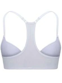 Kit 3 Sutiã Nadador Fecho Frontal Com Bojo e Alças Reguláveis Regata