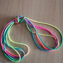 Colorful High Elastic Jump Rope - Durable Rubber Blended Material, Suitable For Fitness & Training, Games, Sports Skipping, Speed Jumping, Adjustable, For Workout, Strength Training, Physical Exercise, Home And Outdoor Use, Portable And Lightweight, Sturdy And Durable, Unisex, All Seasons, Suitable For Various Holiday Gifts, Ideal For Lover/Friend/Elder, Christmas Gift, New Year Present, Battery-Free - Multicolor - View 6