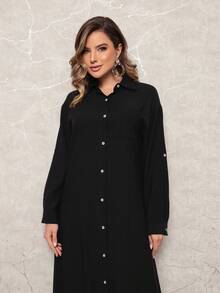 LONG Marrant Shirt - màu đen - Xem 2