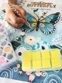 56pcs/Box Diamond Painting Dot Diamond Glue, New Color Glue With Box, Diamond Painting Nail Art Essential Tool For Picking Up Diamonds