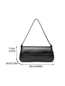 Bolso bandolera de mujer con estilo de Dopamina, bolso de estilo vintage para Año Nuevo y Festival de Primavera, perfecto para cualquier ocasión - Negro - Ver 8