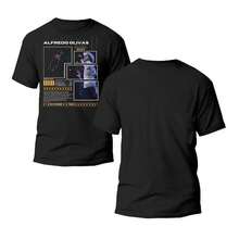 Playera Estampado Alfredito Olivas Regional Mexicano 08 - Negro - Ver 2