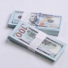 1/100/200/500pcs Replica 100 RMB Prop Paper, 100/200pcs Replica 11.56cm*4.6cm 100 RMB Prop Paper, 20/30pcs 15*30mm Replica Mini 100 RMB Prop Paper, Suitable For Holiday Origami, Party Decoration Prop Paper, 11.56cm*4.6cm Flower Money Prop Paper