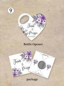 Customizable Wedding Favor, Bottle Cap Magnet, Customized Bottle Cap Magnet And Packaging Box, Wedding Magnet, Bottle Cap Magnet, Wedding Favor, Wedding Thank You Favor, Customized Wedding Favor, Personalized Bottle Cap Magnet - Multicolor - View 52