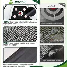 3M Durable Portable Golf Swing Practice Net, Multi-Functional Hitting Cage Suitable For Indoor & Outdoor Training To Practice Swinging And Chipping, Perfect Gift For Golf Enthusiasts - Black - View 3