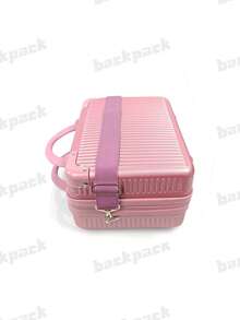 Waterproof Travel Makeup Case, Travel Organizer, Practical Jewelry - Pink - View 3