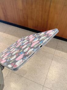 Sanrio 1 pieza Funda protectora para iPad de 10.ª generación, funda de silicona suave a prueba de golpes compatible con iPad Air 2, iPad Air, iPad de 7.ª generación, iPad Air 4/5, iPad Pro 11 2022, cubierta protectora antideslizante y a prueba de caídas