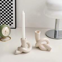 Simple & Elegant Ceramic Candle Holder, Home Decor