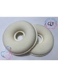 Super Soft Donuts 100% Cotton For Bra Breastfeeding Washable Pads 1 Pair - 米色 - 查看 2