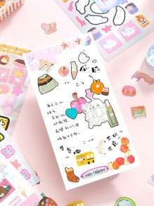 Set de 20 pegatinas retro recortadas, serie Momentos Maravillosos, adecuadas para hacer scrapbooking, diarios, oficina, hogar, etiquetado, papelería, fundas de teléfono, portátil, botellas, equipaje, monopatín, juguetes, decoración DIY de regreso a la escuela
