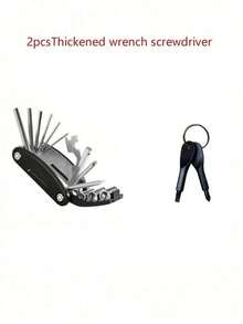 迷你螺丝刀，钥匙形设计，方便携带，不变色或划痕，适合家庭使用或建筑工地使用，是理想的圣诞节或节日礼物