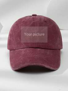 1 pieza Gorra de béisbol ajustable con estampado de letra personalizada, estilo vintage y lavada, unisex, adecuada para uso diario, útiles escolares, vuelta al cole, regalos escolares, para la oficina, la escuela, el aula, colegas, dormitorios, estudiantes de secundaria y preparatoria, personalizada, única, personalizada, regalo ideal para él, ella, novio, novia, familia, amigos, romance delicado, gracia invernal