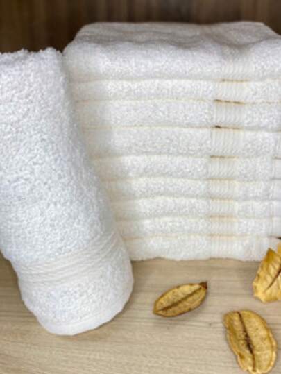 Kit 10 Toalhas SALÃO DE BELEZA de Rosto Felpudas Profissional