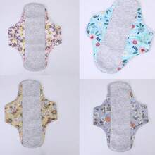 [柔软透气卫生巾] 8片装柔软透气女性卫生巾 - 吸水、亲肤、舒适、可清洗、可重复使用 - 彩色 - 查看 10