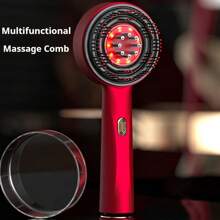 1 Stück 1400mAh wiederaufladbarer elektrischer Kopfhautmassage-Kamm - 3 Massagemodi, Applikator für ätherische Öle, tragbare Haarbürste - für Kopfentspannung & Schönheitspflege, perfektes Geschenk zum Valentinstag, Weihnachten