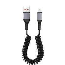 Cable USB a Tipo-C/Lightning de 66W, alta eficiencia y duradero con diseño de resorte, carga rápida compatible con 16 Pro Max/16 Pro/16 Plus/16/15/14/13/12