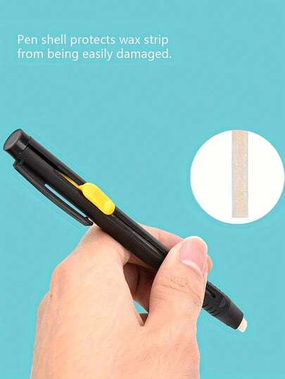 1pc Tailor's Marking Pen, White Retractable Chalk, High-Temperature Disappearing Fabric Marking Pencil, Fabric Chalk Tailoring Pencils, Erasable Tailors Chalk Markers Sewing Chalk, Erasable Colored Chalk Pencils, Multi-Color Marking Set, Erasable Color Markers, Ideal For Sewing, Needlework Embroidery, Quilting, Patchwork, Needlework & Crafting Tools, Makeup And Marking, Sewing Tool Accessories