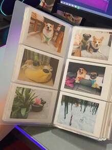 1pc/3-Inch Mini Photo Album Photocard Binder Holder For Inst Ax Mini LiPlay EVO 7s 8 8+ 9 11 25 26 50s 70 90 Film, Snap Snap Touch PIC-300 Z2300 Mint Zip Instant Camera Printer Back To School,Back To School,School Supplies