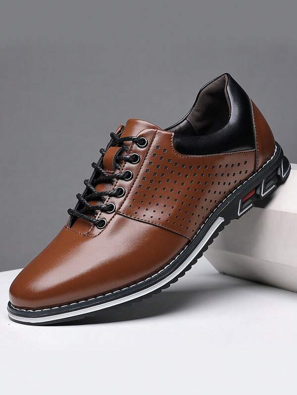 Neue Herren Business Lässig Schuhe, 3 Farben erhältlich, bequem, vielseitig, modische Schnür-Sneaker