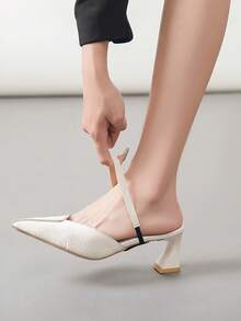 2 对弹性圆形鞋带防止高跟鞋脱落，高跟鞋带配件 - 彩色 - 查看 7