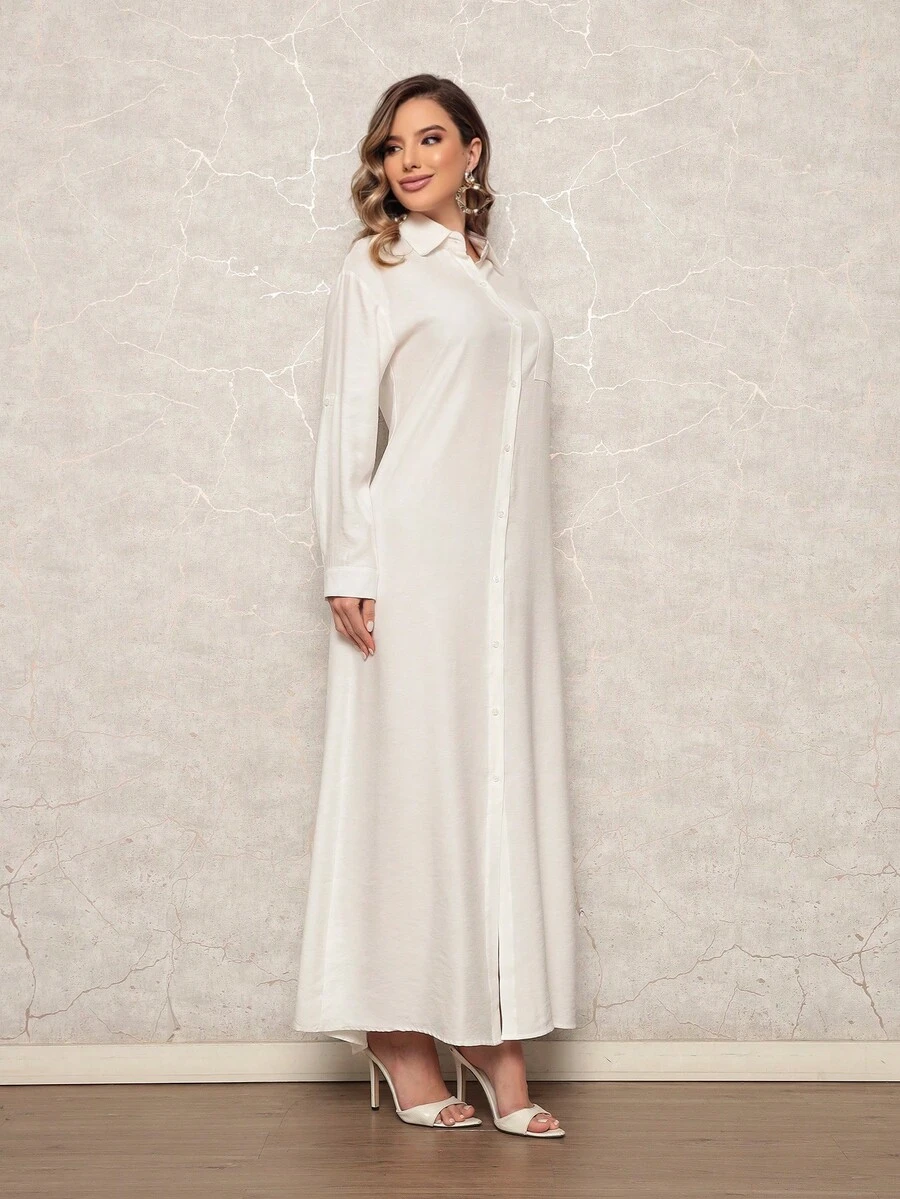 LONG Marrant Shirt - trắng - Xem 1