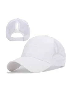 Șapcă de baseball sportivă, cu coadă de cal, ușoară, de camuflaj, respirabilă, pălărie de soare pentru primăvară și vară