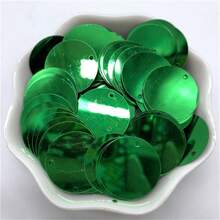 200 szt. 20 mm płaskie okrągłe cekiny z 1 otworem bocznym PVC płaskie okrągłe luźne cekiny paillettes szycie rękodzieło DIY ślubny wisiorek
