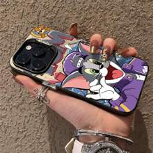 Capinha Capa Resistente A Choques De Tomcat feliz i Phone  xs max xr 7 8  11 12 13 14 15 16 pro max galaxy  A12 13 14 30 32 34 50 50 51 52 E S S21 22 23 24 FE Plus Ultra Redmi 12c poco x3 5 6 13c 9 a2 note  9 10 12 13 pro case