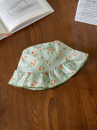 2件套新生女宝宝可爱时尚无袖连体衣和帽子套装，夏季