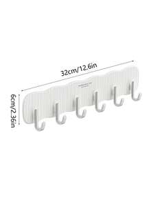 1 Móc treo liên tục, Keo dán chắc chắn, Móc không cần khoan, Nhà bếp, Phòng tắm, Phòng tắm, Móc dán 6 móc - Nhiều màu - Xem 15