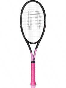 LUNNADE - Raqueta de Tenis para Adultos de 27 Pulgadas, a Prueba de Golpes, de Fibra de Carbono, Ligera, preencordada y Regenerada, Adecuada para Principiantes a Jugadores intermedios