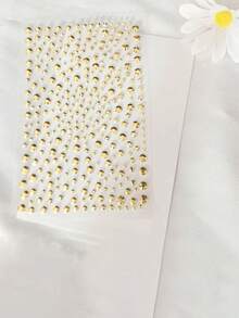 1/3 件金色身体闪光宝石贴纸化妆 Y2K 风格音乐节 DIY 面部珠宝贴纸适用于派对舞蹈角色扮演婚礼 - 彩色 - 查看 3