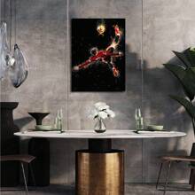 Set Of 1/3 Pcs Pop Wall Arts Posters, Football Player Posters, Soccer Legend, Soccer Star Wall Arts, Canvas Printing Posters, Modern Wall Decor, Stadium Living Room Bedroom Home Decoration Unframed-Style, Wall Art With Frame