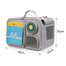 NetHong Large Pet Carrier Bag Portable Soft Fabric Folding Dog Cat Puppy Travel Bags UK