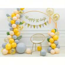 1 Pezzo di Arco decorativo grande in metallo rotondo, adatto per decorazioni di compleanni, matrimoni, lauree, eventi, battesimi come sfondo fotografico (1,8m, 2m, 2,2m, 2,5m) regali estivi, decorazioni scolastiche, forniture scolastiche, decorazioni per la stanza