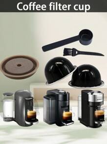 10 piezas de cápsulas de aluminio negras con tapas de silicona, reutilizables alrededor de 100 veces, cápsulas de polvo DIY de vuelta a la escuela