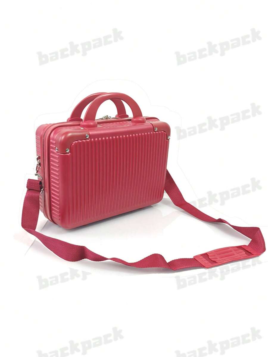 Waterproof Travel Makeup Case, Travel Organizer, Practical Jewelry - 酒紅色 - 查看 1