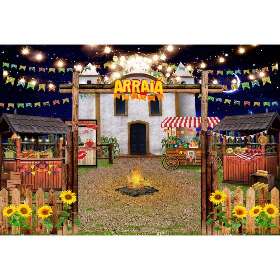 June Festival Photography Background Helanca Fabric Scenery - FDFJN0027 - 查看 1