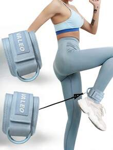 1pc/2pcs Summer Fitness Leg Strap Ankle Cuffs For Leg & Butt Workout, Gym Exercise Step Trainer